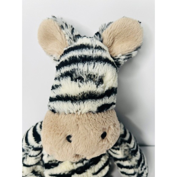 Toys Jellycat Zebra Long Legs Merryday 17 Black White Stuffed Animal